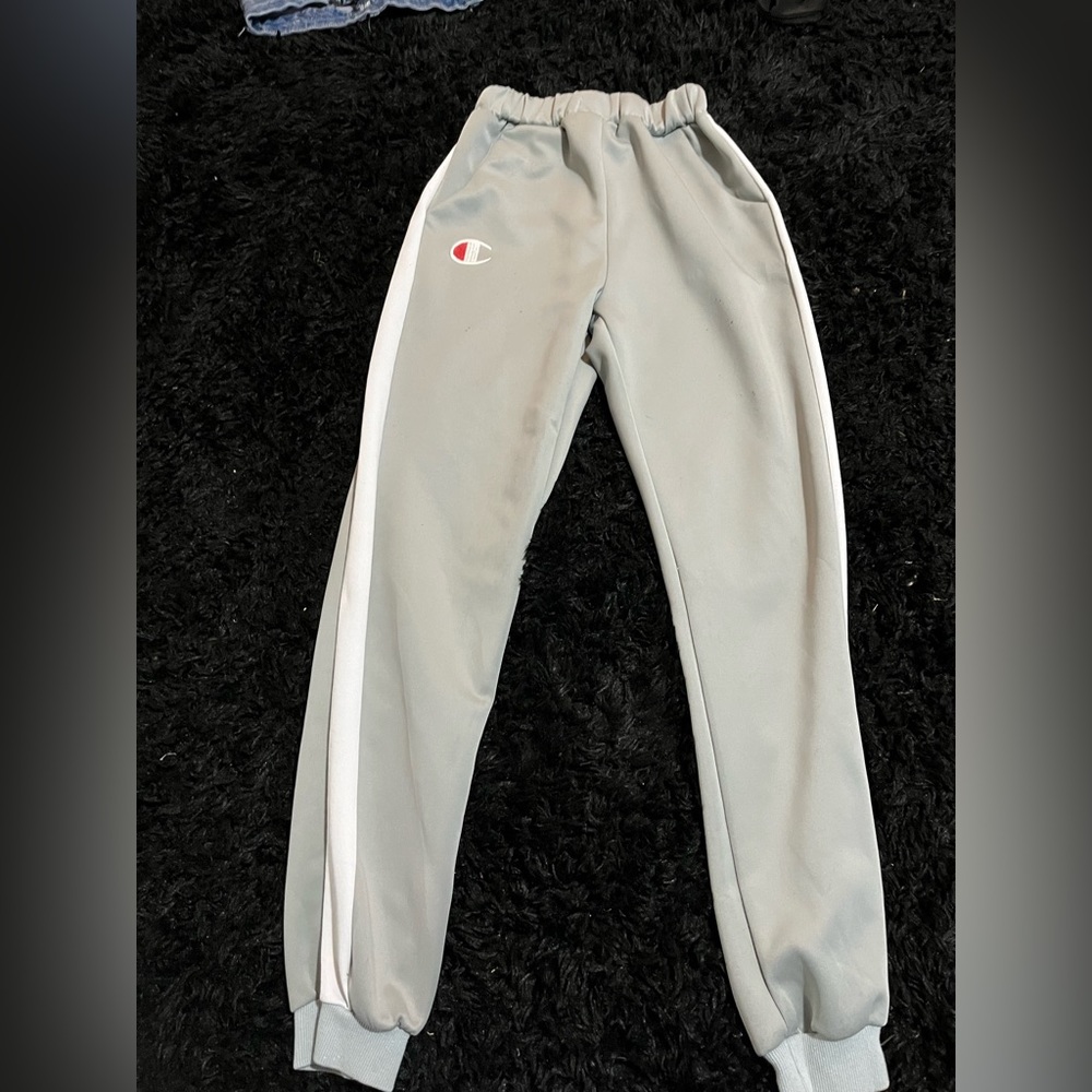 Grey and red Sweatpants